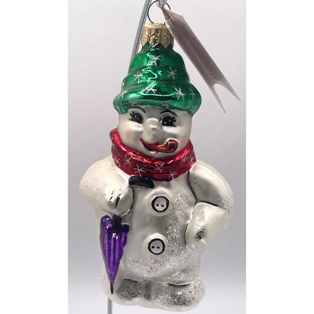Christopher Radko Frosty Weather Glass Ornament 1996 Starlight Members Only wBox